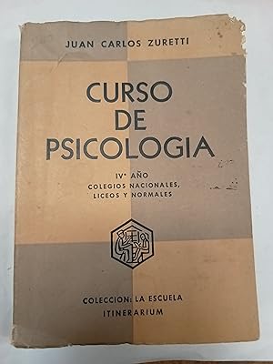 Image du vendeur pour Curso de psicologia mis en vente par Libros nicos