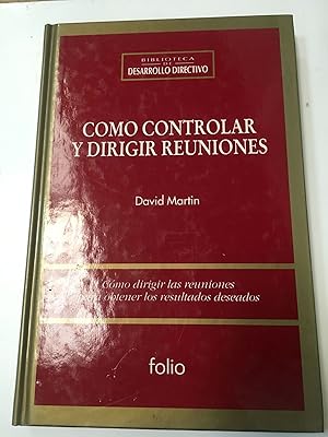 Seller image for Como controlar y dirigir reuniones for sale by Libros nicos