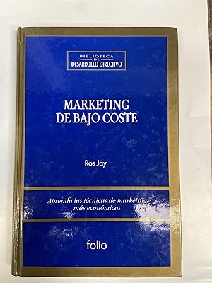 Seller image for Marketing de bajo coste for sale by Libros nicos