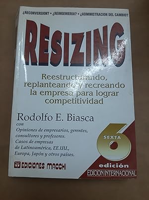 Imagen del vendedor de Resizing a la venta por Libros nicos