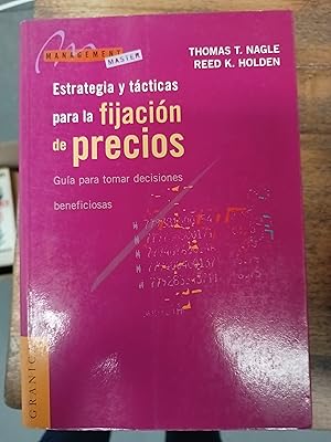 Seller image for Estrategia y tacticas para la fijacion de precios for sale by Libros nicos