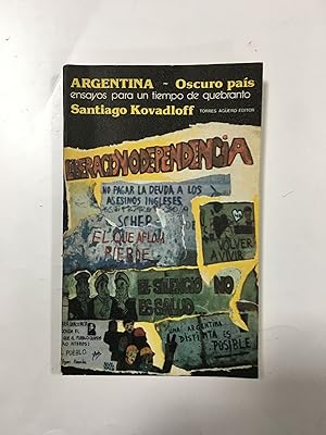 Immagine del venditore per Argentina. Oscuro Pais venduto da Libros nicos