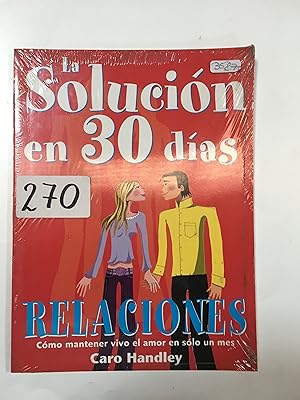 Seller image for La solucion en 30 dias for sale by Libros nicos
