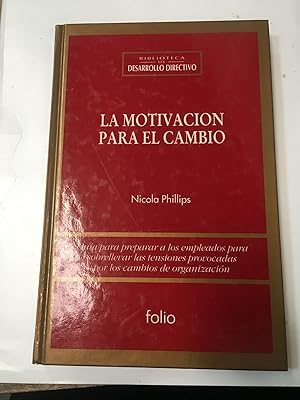 Seller image for La motivacion para el cambio for sale by Libros nicos