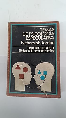 Seller image for Temas de psicologia especulativa for sale by Libros nicos