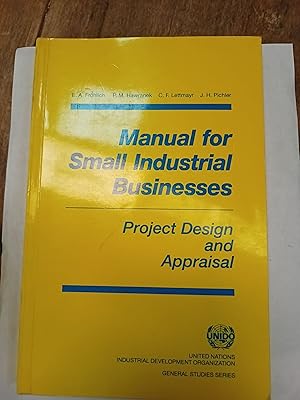 Image du vendeur pour Manual for small industrial businesses mis en vente par Libros nicos