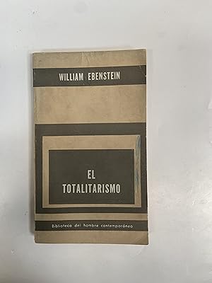 Imagen del vendedor de El totalitarismo a la venta por Libros nicos