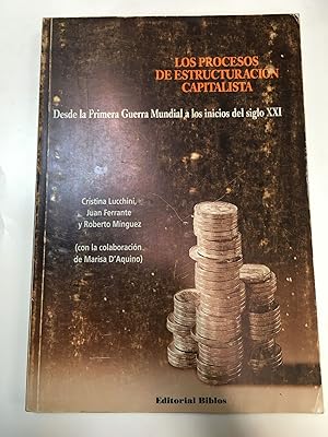 Imagen del vendedor de Los procesos de estructuracion capitalista a la venta por Libros nicos