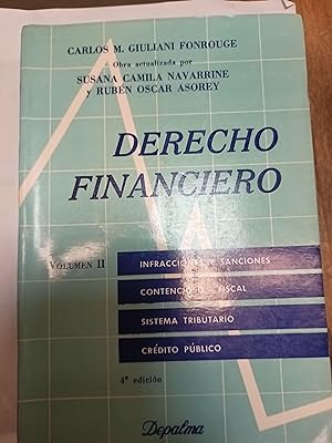 Immagine del venditore per Derecho financiero venduto da Libros nicos