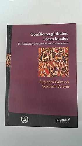 Seller image for Conflictos globales, voces locales for sale by Libros nicos