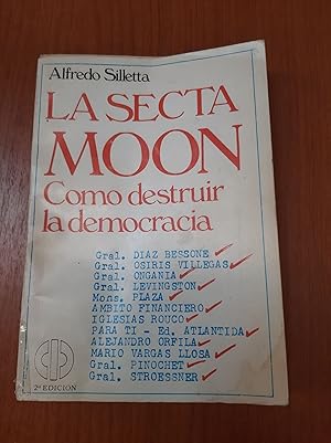 Seller image for La secta moon como destruir la democracia for sale by Libros nicos