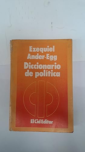 Bild des Verkufers fr Diccionario de Politica zum Verkauf von Libros nicos