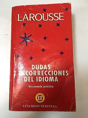 Imagen del vendedor de Dudas e incorrecciones del idioma a la venta por Libros nicos