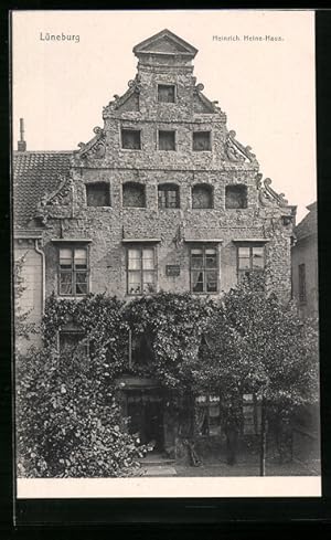 Bild des Verkufers fr Ansichtskarte Lneburg, Heinrich Heine-Haus zum Verkauf von Bartko-Reher