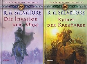 Die Rückkehr des Dunkelelf. (3 Bände) 1. Die Invasion der Orks. 2. Kampf der Kreaturen. 3. Die Zw...