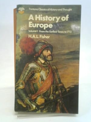 Bild des Verkufers fr History of Europe volume i zum Verkauf von World of Rare Books