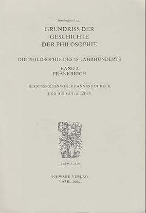 Die Idéologues. Einleitung und § 51. Die Hauptvertreter der Idéologie. [Aus: J. Rohbeck, H. Holzh...
