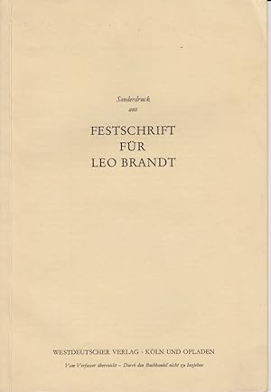 Wie entsteht ein Heilmittel? [Aus: Josef Meixner, Gerhard Kegel (Hrsg.), Festschrift für Leo Bran...