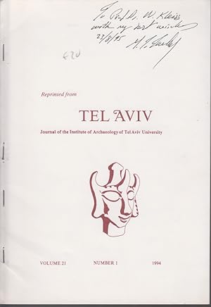 Bild des Verkufers fr Recent research at the Urartian capital Tushpa. [From: Tel Aviv, vol. 21, no. 1, 1994]. zum Verkauf von Fundus-Online GbR Borkert Schwarz Zerfa