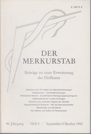 Der Merkurstab. 46. Jg., Heft 5, September/Oktober 1993. Beiträge zu einer Erweiterung der Heilku...