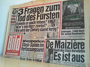 BILD ZEITUNG : Dienstag, 18. Dezenber 1990.