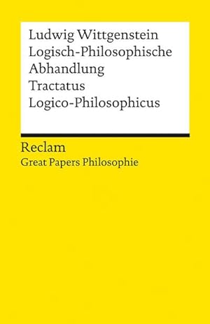 Seller image for Logisch-Philosophische Abhandlung. Tractatus Logico-Philosophicus for sale by Wegmann1855