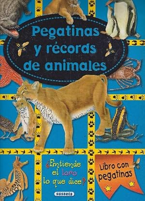 Bild des Verkufers fr Pegatinas y rcords de animales. Entiende el loro lo que dice? Libro con pegatinas. Edad: 4+. zum Verkauf von La Librera, Iberoamerikan. Buchhandlung