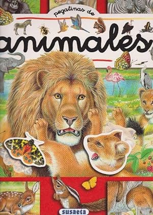 Bild des Verkufers fr Pegatinas de animales. Edad: 4+. zum Verkauf von La Librera, Iberoamerikan. Buchhandlung