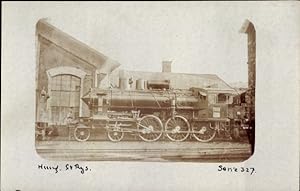 Foto Ansichtskarte / Postkarte Ungarische Eisenbahn, Dampflok Serie 327