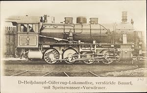Ansichtskarte / Postkarte Deutsche Eisenbahn, D Heißdampf Güterzug Lokomotive, Dampflok Nr. 4885