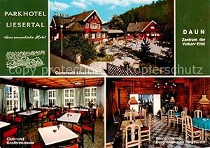 Postkarte Carte Postale 73865666 Daun Eifel Parkhotel Liesertal Gartencafé Club- und Konferenzrau...