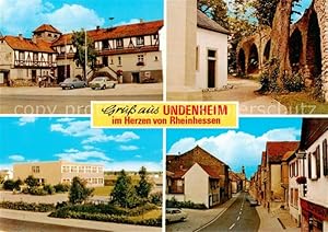 Bild des Verkufers fr Postkarte Carte Postale 73867940 Undenheim Gaststaette Zum Keglerheim Teilansichten Undenheim zum Verkauf von Versandhandel Boeger