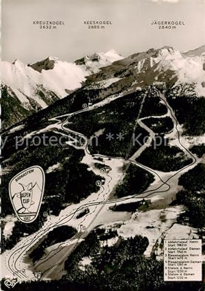 Postkarte Carte Postale 73865868 Badgastein AT Alpen Cup 1967