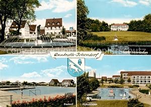 Postkarte Carte Postale 73864002 Quadrath-Ichendorf Glasblaeser Brunnen Schloss Schlenderhan Frei...