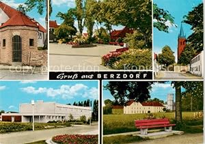 Postkarte Carte Postale 73865201 Berzdorf Wesseling Teilansichten Kirche Park