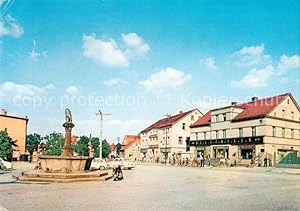 Postkarte Carte Postale 73866405 Bielawa PL Rynek Marktplatz Brunnen