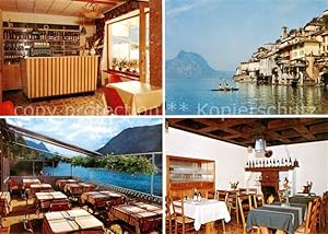 Seller image for Postkarte Carte Postale 13867685 Gandria Lago di Lugano Ristorante Miralago Bar Terrasse Gastraum Gandr for sale by Versandhandel Boeger