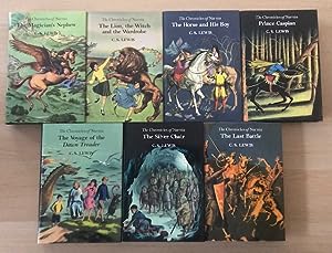 Seller image for CHRONICLES OF NARNIA : COMPLETE 7 VOLUME SET IN BOX for sale by Surrey Hills Books