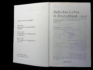 Jüdisches Leben in Deutschland, Bd. 3: Selbstzeugnisse zur Sozialgeschichte 1918 - 1945. Veröffen...