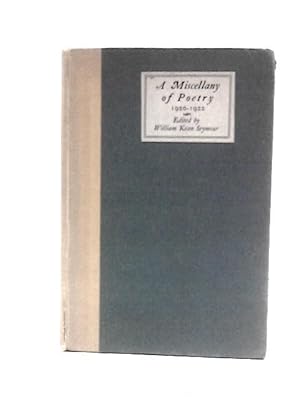 Immagine del venditore per A Miscellany of Poetry, 1920-1922 venduto da World of Rare Books