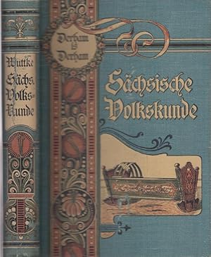 Imagen del vendedor de Schsische Volkskunde. a la venta por Antiquariat Carl Wegner