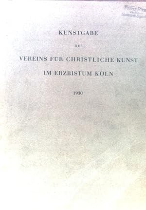 Bild des Verkufers fr Der Altarflgel aus Weiler und das Problem des Meisters von St. Severin. - in: Kunstgabe des Vereins fr Christliche Kunst im Erzbistum Kln und Bistum Aachen; zum Verkauf von books4less (Versandantiquariat Petra Gros GmbH & Co. KG)