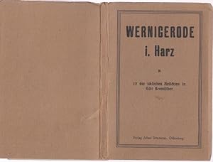 Seller image for Wernigerode im Harz. 12 der schnsten Ansichten in Echt Bromsilber. for sale by Antiquariat Carl Wegner