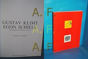 Bild des Verkufers fr Gustav Klimt / Egon Schiele, zum Gedchtnis ihres Todes vor 50 Jahren, Zeichnungen und Aquarelle / Graphische Sammlung Albertina zum Verkauf von Antiquarische Fundgrube e.U.