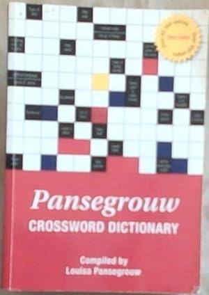 Imagen del vendedor de Pansegrouw's Crossword Dictionary a la venta por Chapter 1