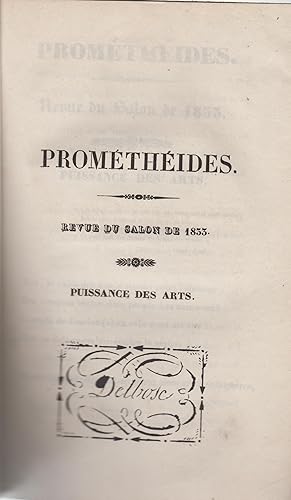 Imagen del vendedor de Promthides; revue du Salon de 1833, a la venta por PRISCA