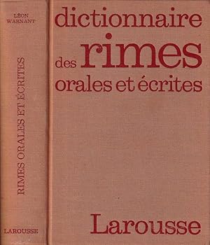 Seller image for Dictionnaire des rimes Orales et crites for sale by Biblioteca di Babele