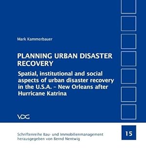 Seller image for PLANNING URBAN DISASTER RECOVERY for sale by moluna