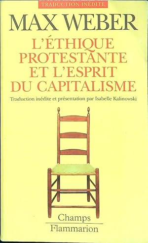 Imagen del vendedor de L'Ethique protestante et l'Esprit du capitalisme a la venta por Librodifaccia