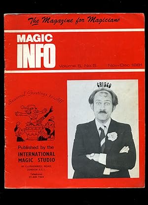 Seller image for Magic Info | The Magazine for Magicians | 1981 Volume 5 Number 5 (November - December) for sale by Little Stour Books PBFA Member